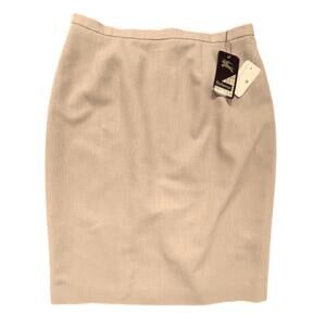 Vintage Burberry Wool Skirt w/ Original Tags - sz 12
